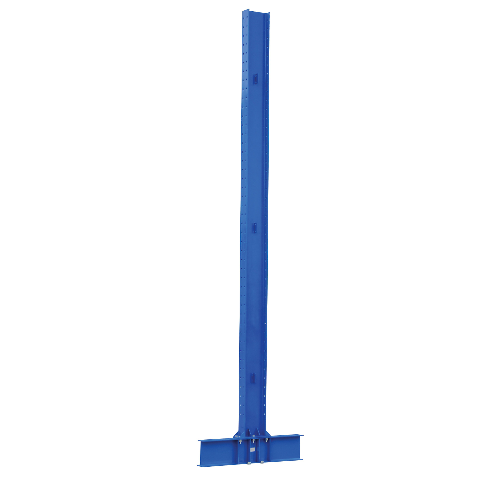 Vestil Steel Heavy Duty Double Sided Cantilever Uprights for 18 In. Arms 14 Ft. 46,800 Lb. Capacity Blue